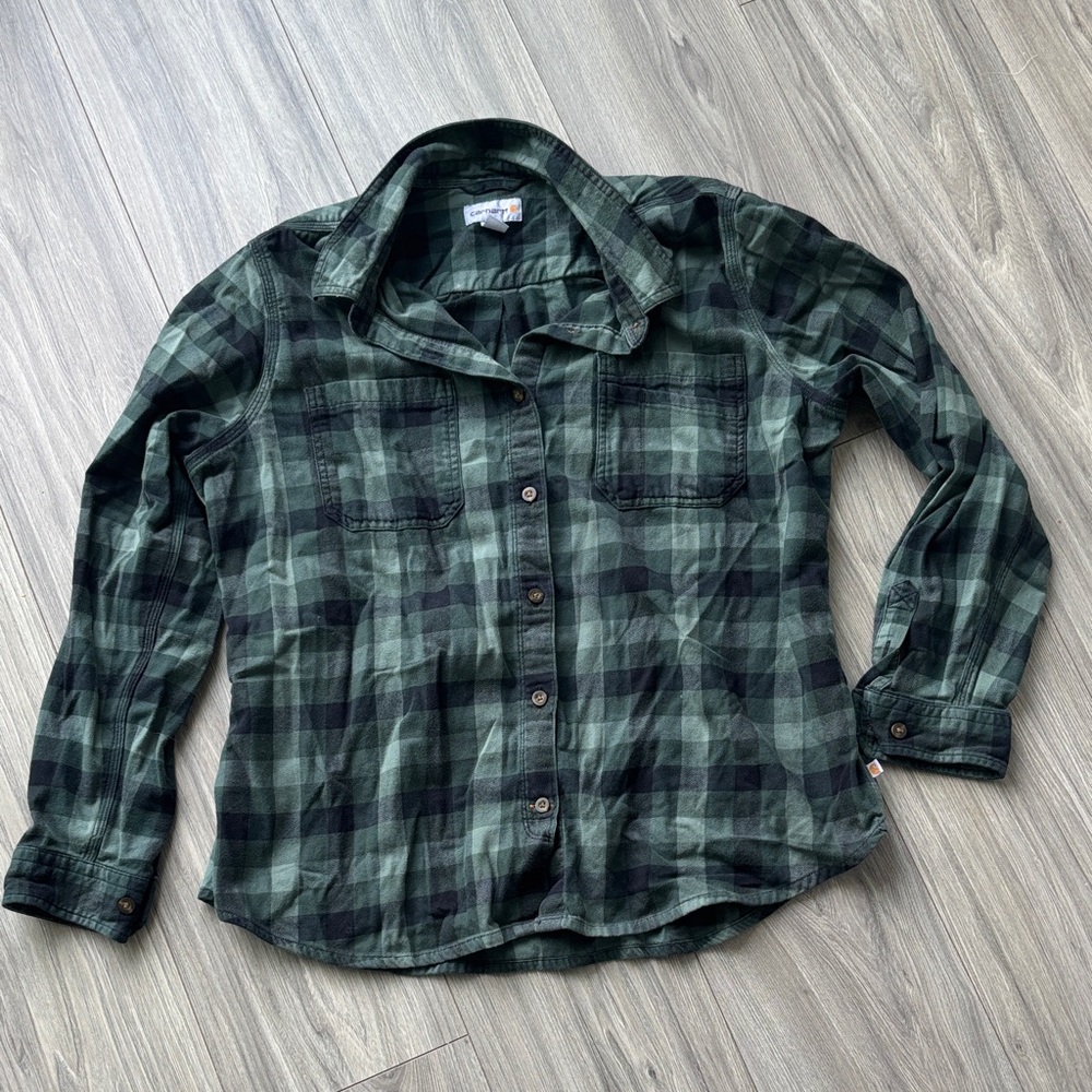 Men's Carhartt Flannel/Plaid Button-Up Shirt